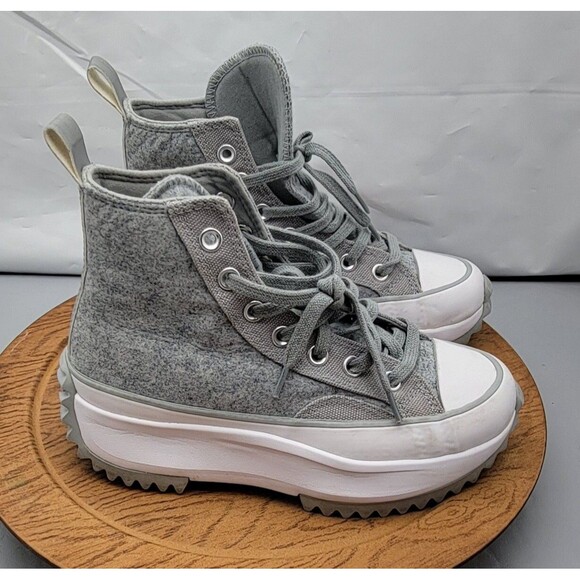 Converse Run Star Hike High Black Ice Ash Stone Women’s 5.5 / Men’s 4 - Picture 6 of 16